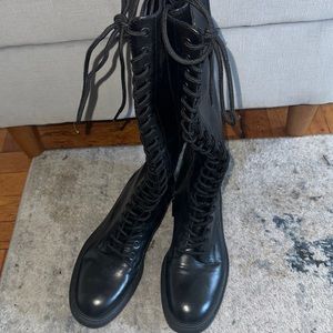 Zara Lace-up Boots - Great Condition / Practically New